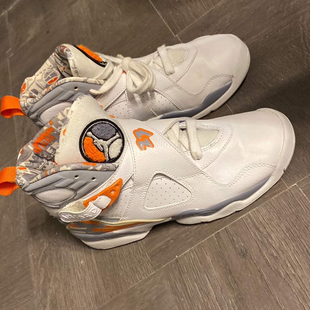 Jordan 8 stealth orange blaze